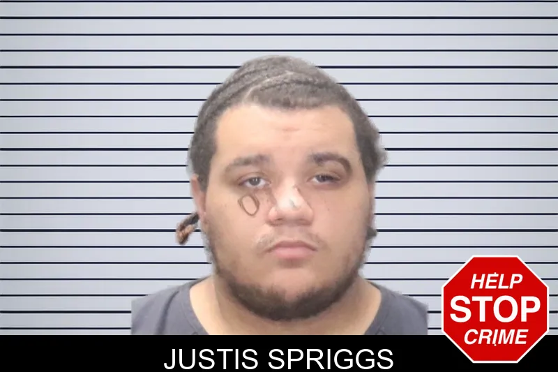 Justis Spriggs mugshot