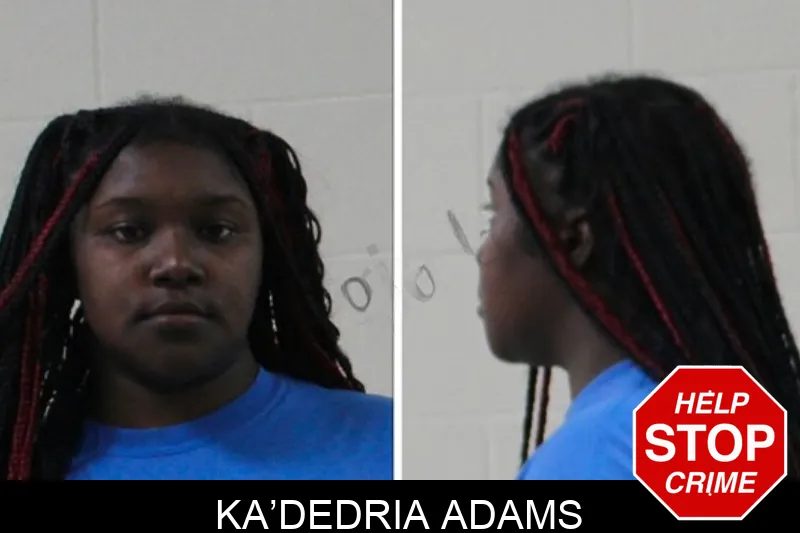 Ka’Dedria Adams mugshot – Houston County , Georgia Ka’Dedria Adams mugshot