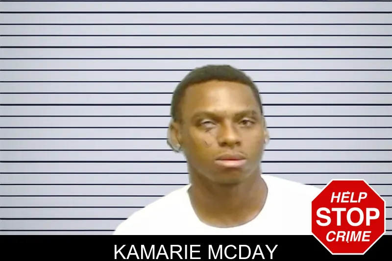 Kamarie McDay mugshot