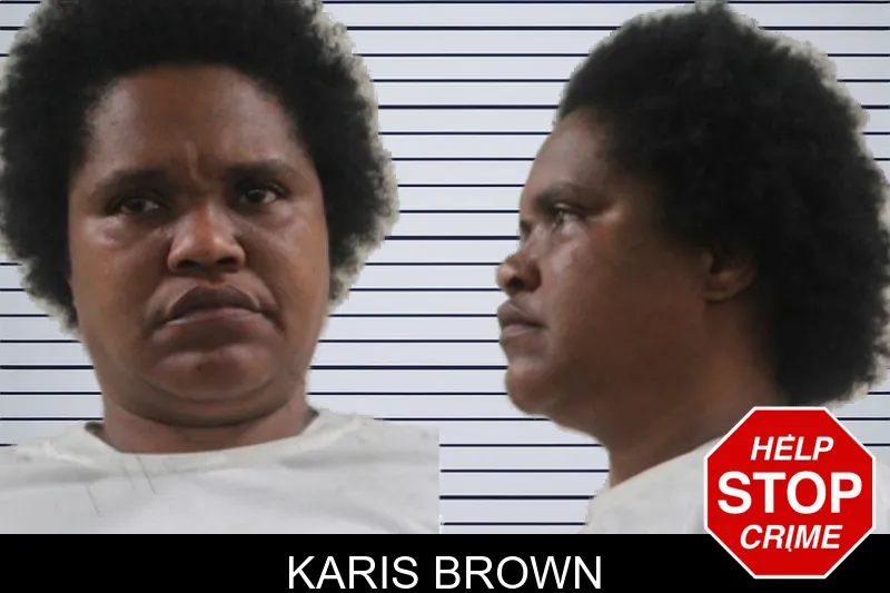 Karis Brown mugshot