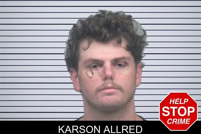Karson Allred mugshot