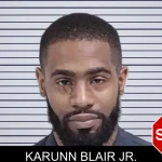 Karunn Blair Jr. mugshot