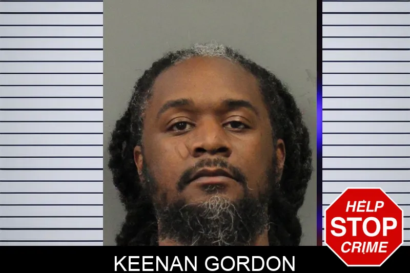 Keenan Gordon mugshot