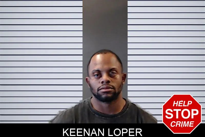 Keenan Loper mugshot