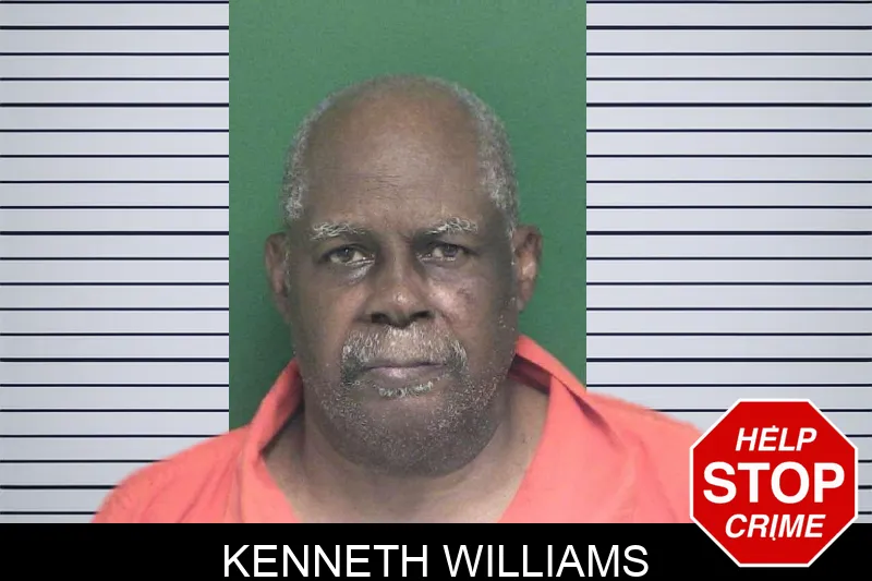 Kenneth Williams mugshot
