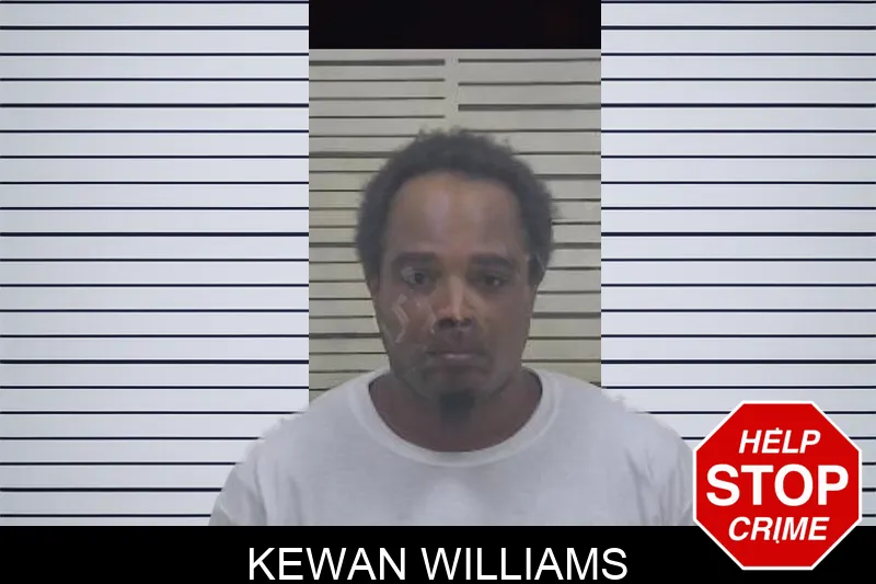Kewan Williams mugshot