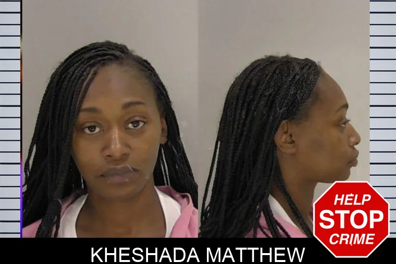 Kheshada Matthew mugshot