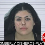 Kimberly Cisneros-Plate mugshot
