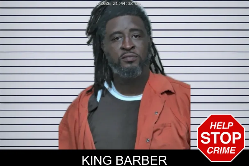 King Barber mugshot