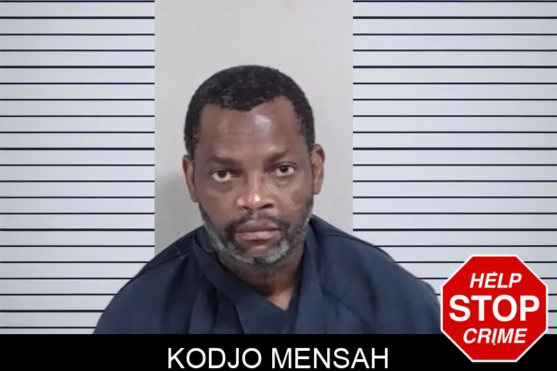 Kodjo Mensah mugshot