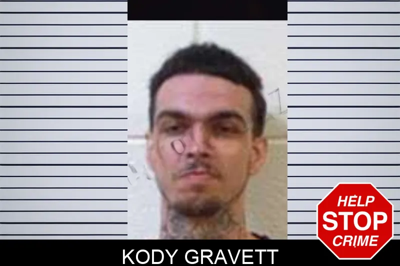 Kody Gravett mugshot