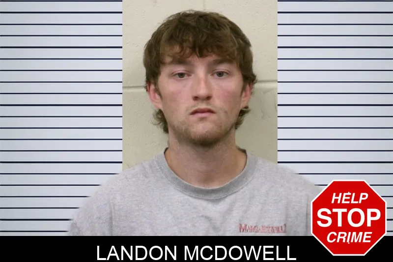 Landon McDowell mugshot