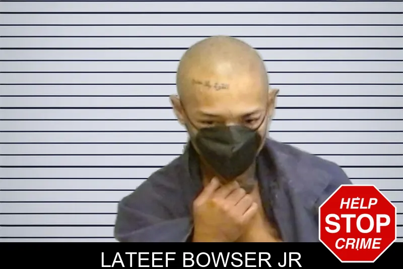 Lateef Bowser Jr mugshot