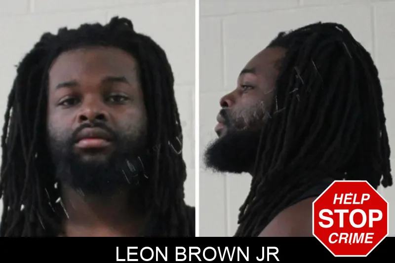 Leon Brown Jr mugshot – Houston County , Georgia Leon Brown Jr mugshot