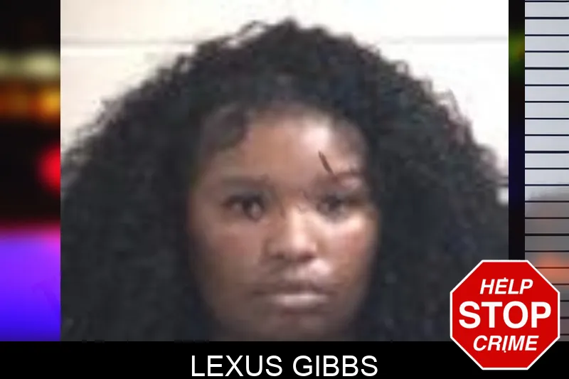 Lexus Gibbs mugshot