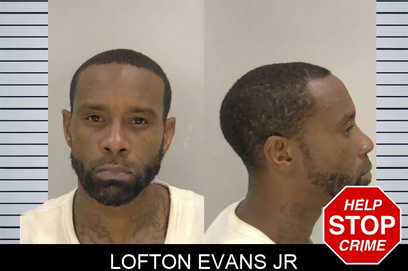 Lofton Evans Jr mugshot
