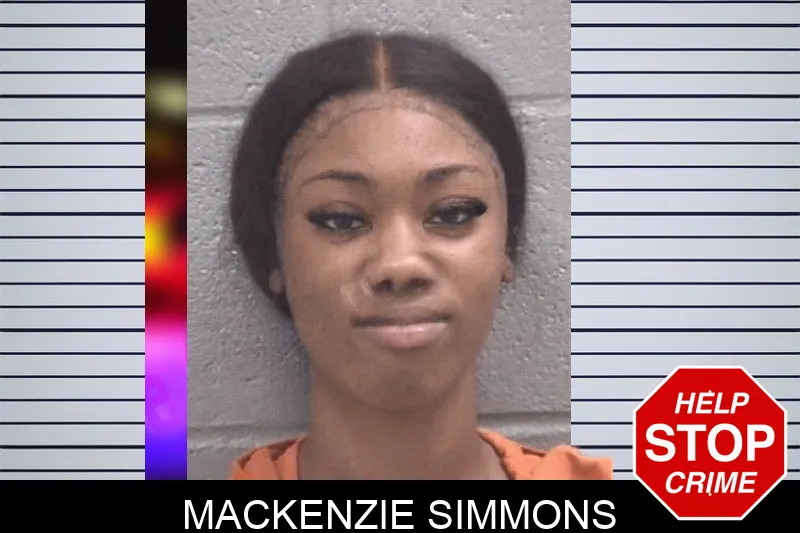 Mackenzie Simmons mugshot