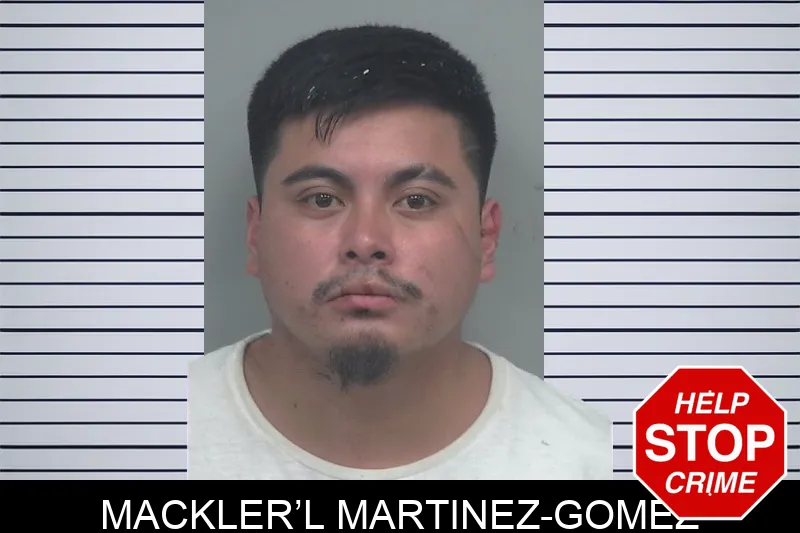Mackler’L Martinez-Gomez mugshot