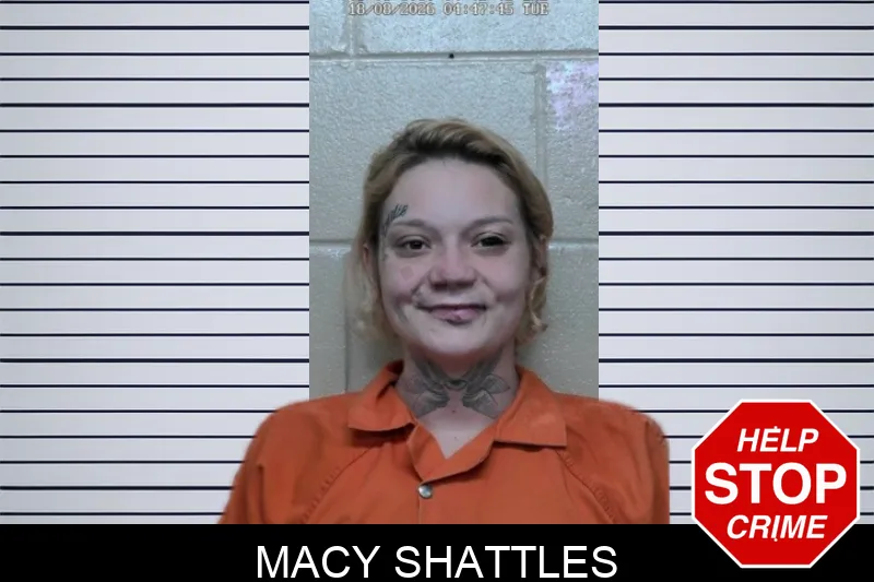 Macy Shattles mugshot