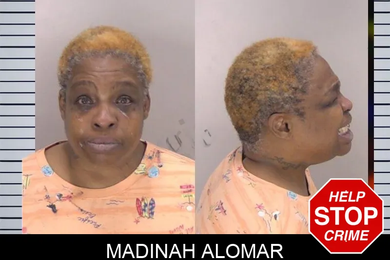 Madinah Alomar mugshot