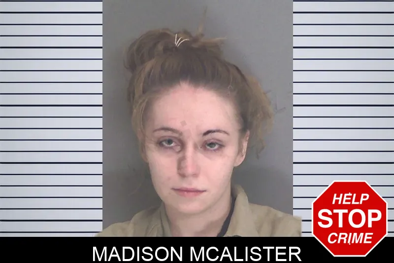Madison McAlister mugshot