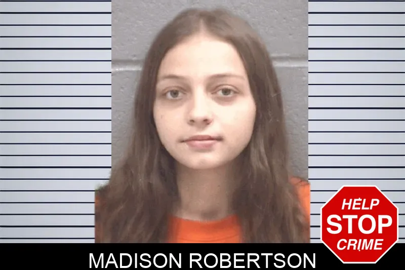 Madison Robertson mugshot