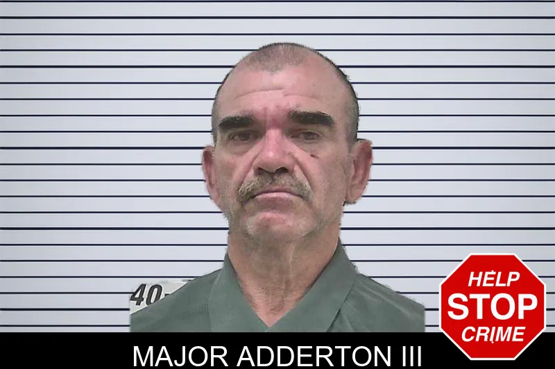 Major Adderton III mugshot