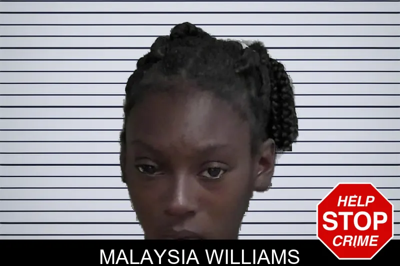 Malaysia Williams mugshot