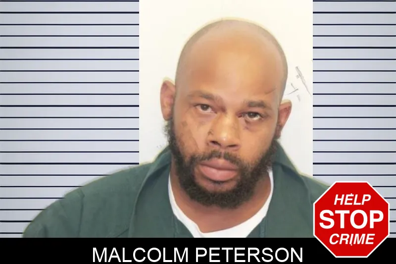 Malcolm Peterson mugshot