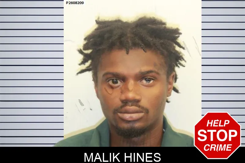 Malik Hines mugshot