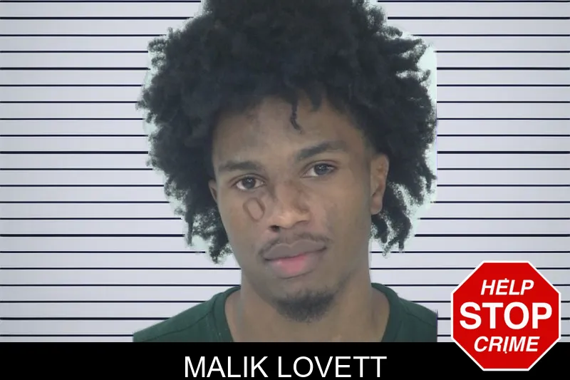 Malik Lovett mugshot