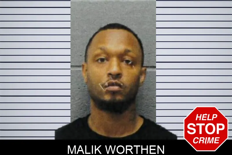 Malik Worthen mugshot