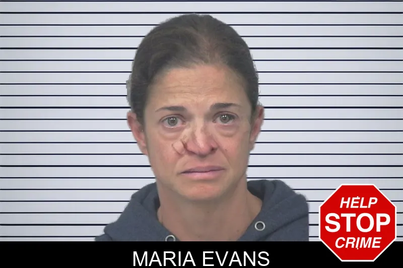 Maria Evans mugshot