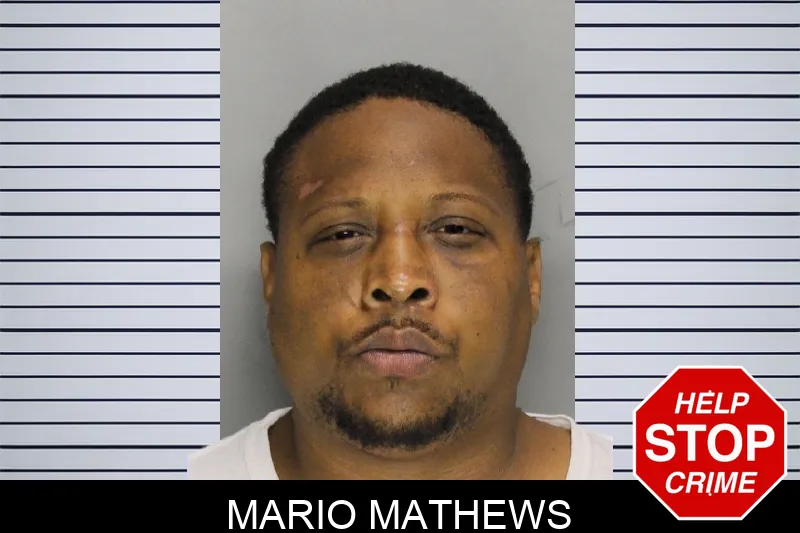 Mario Mathews mugshot