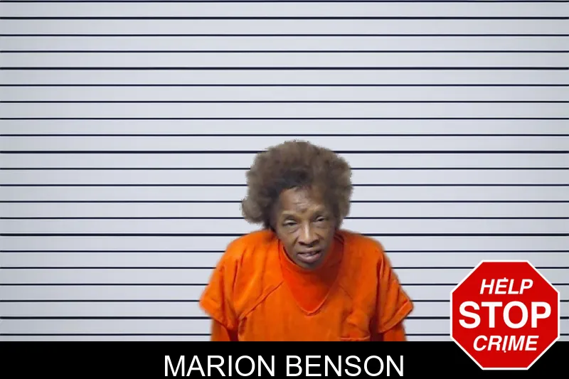Marion Benson mugshot