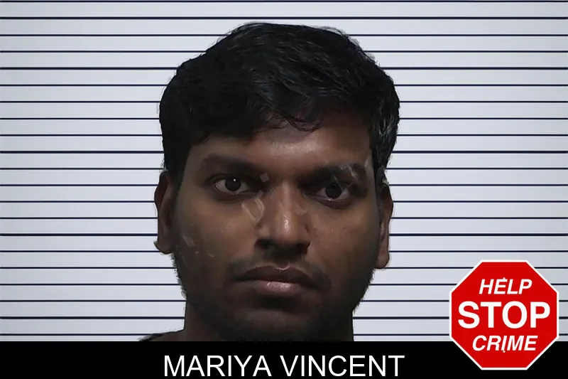 Mariya Vincent mugshot