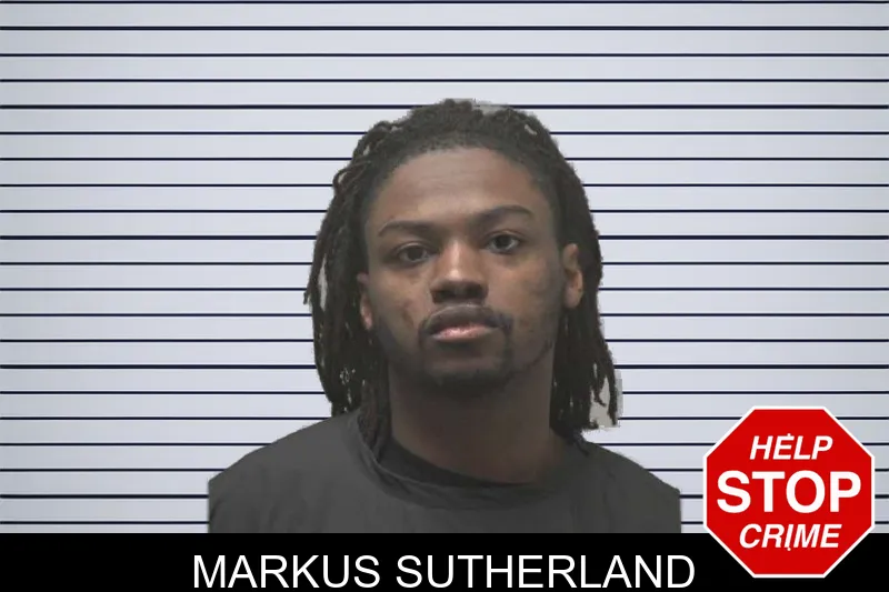 Markus Sutherland mugshot – Coweta County , Georgia Markus Sutherland mugshot
