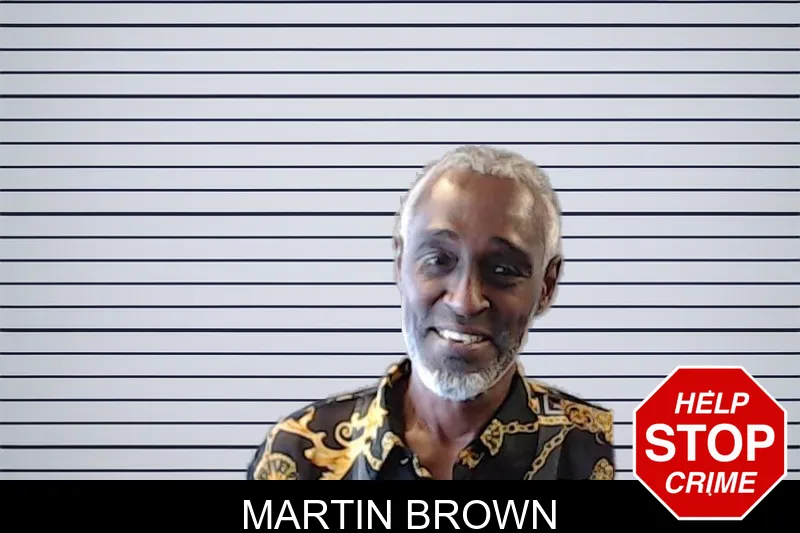 Martin Brown mugshot