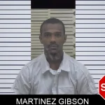 Martinez Gibson mugshot