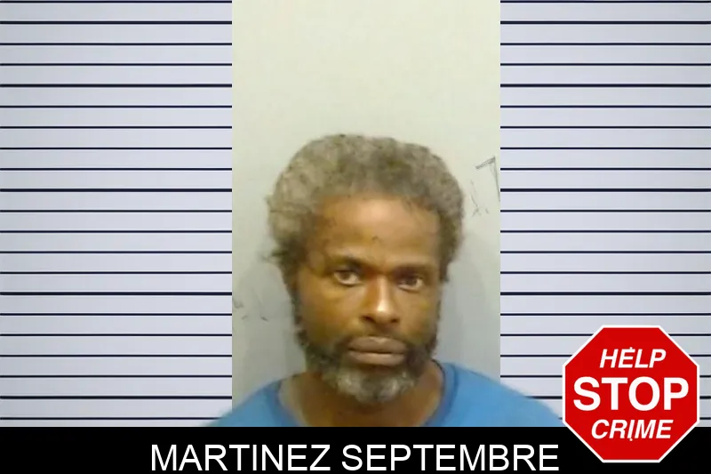 Martinez Septembre mugshot