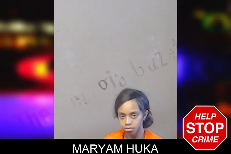 Maryam Huka mugshot