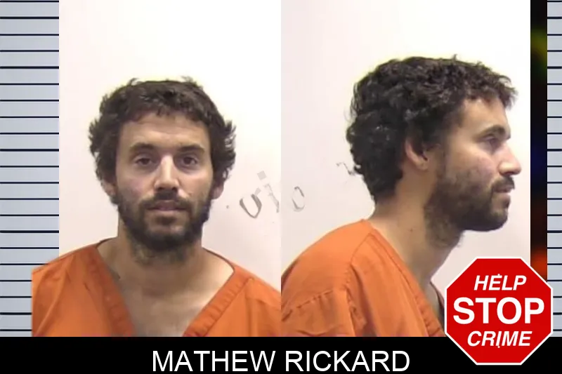 Mathew Rickard mugshot