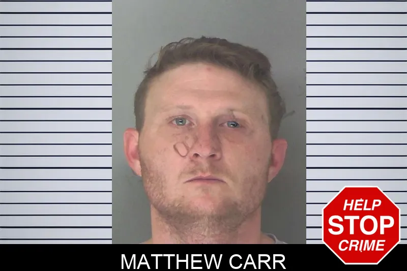 Matthew Carr mugshot