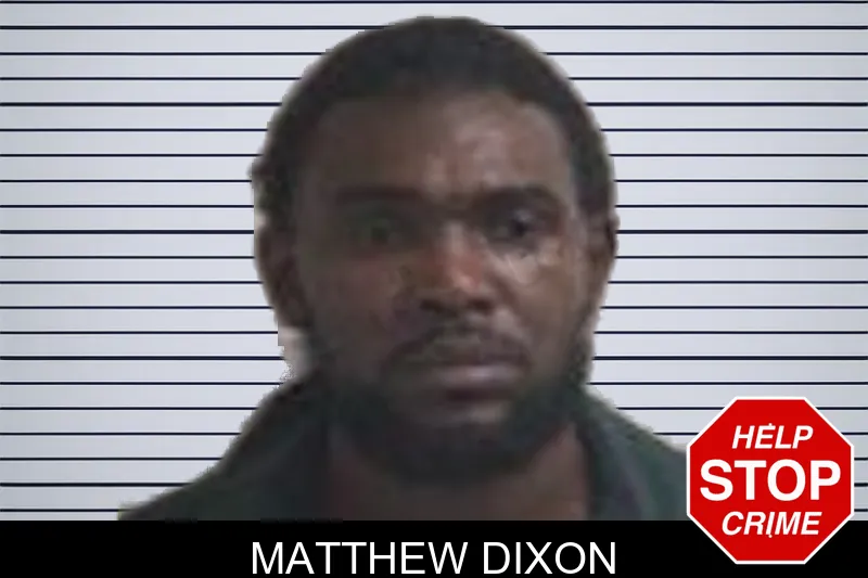 Matthew Dixon mugshot