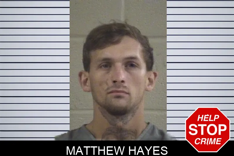 Matthew Hayes mugshot