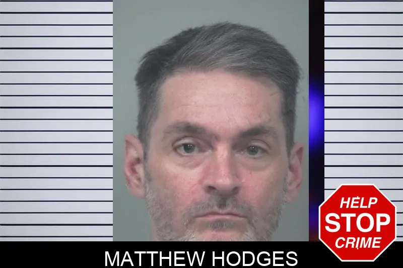 Matthew Hodges mugshot