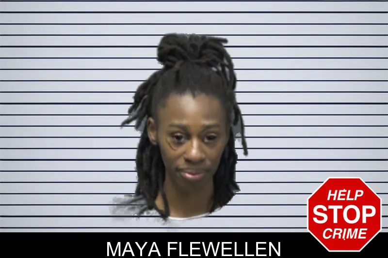 Maya Flewellen mugshot