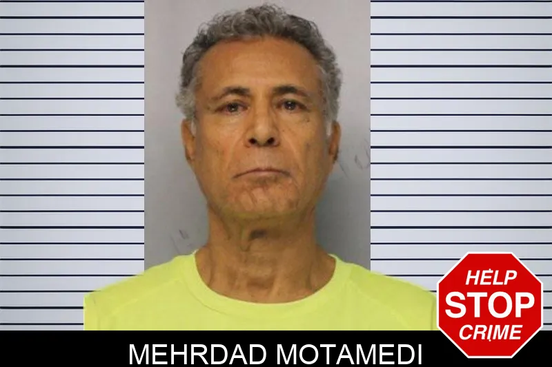 Mehrdad Motamedi mugshot