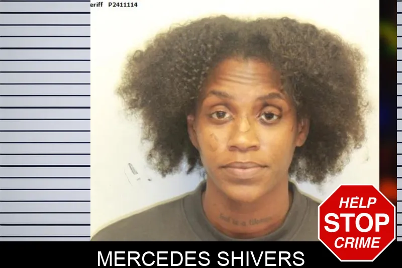 Mercedes Shivers mugshot