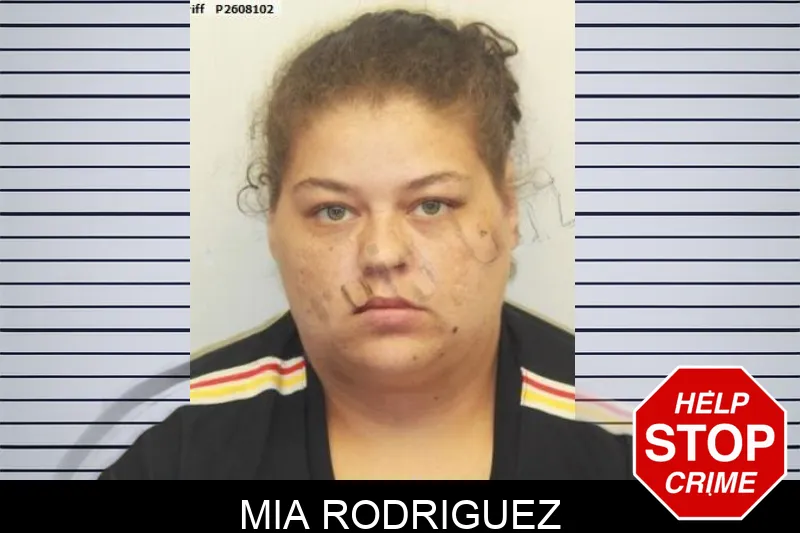 Mia Rodriguez mugshot